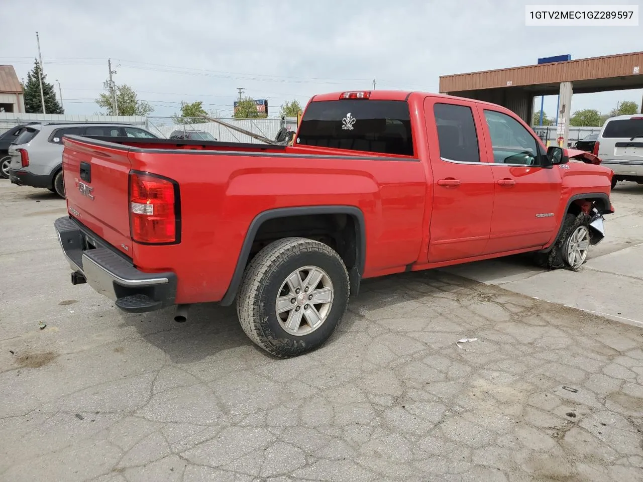 2016 GMC Sierra K1500 Sle VIN: 1GTV2MEC1GZ289597 Lot: 51468274