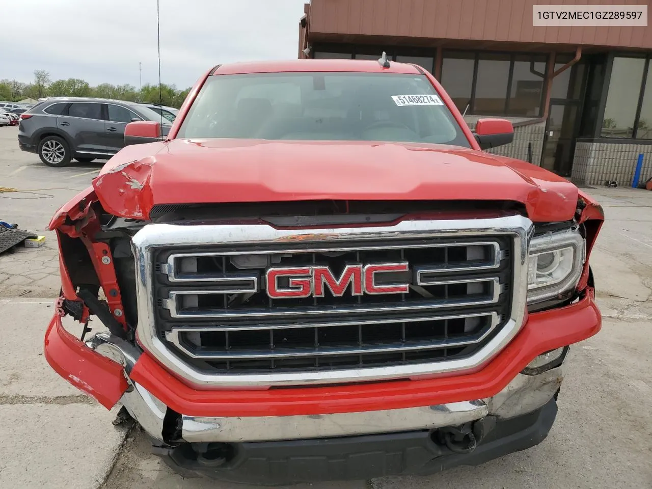 2016 GMC Sierra K1500 Sle VIN: 1GTV2MEC1GZ289597 Lot: 51468274