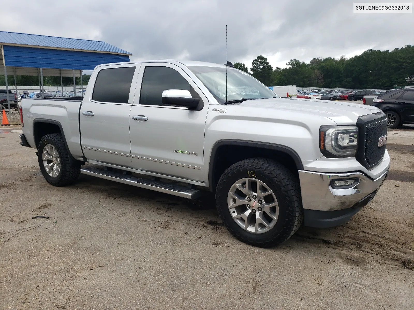 2016 GMC Sierra K1500 Slt VIN: 3GTU2NEC9GG332018 Lot: 60327004