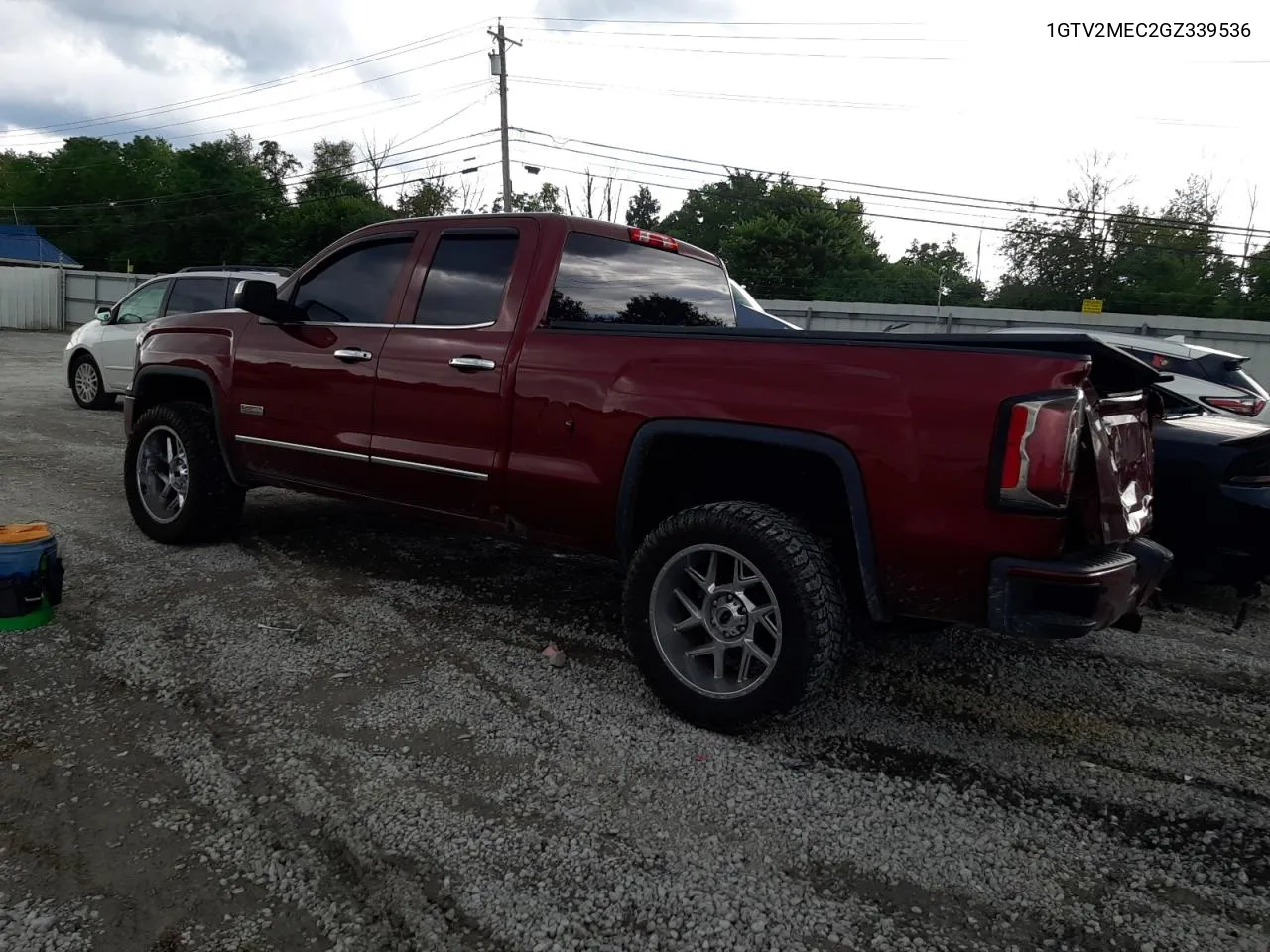 2016 GMC Sierra K1500 Sle VIN: 1GTV2MEC2GZ339536 Lot: 62797834