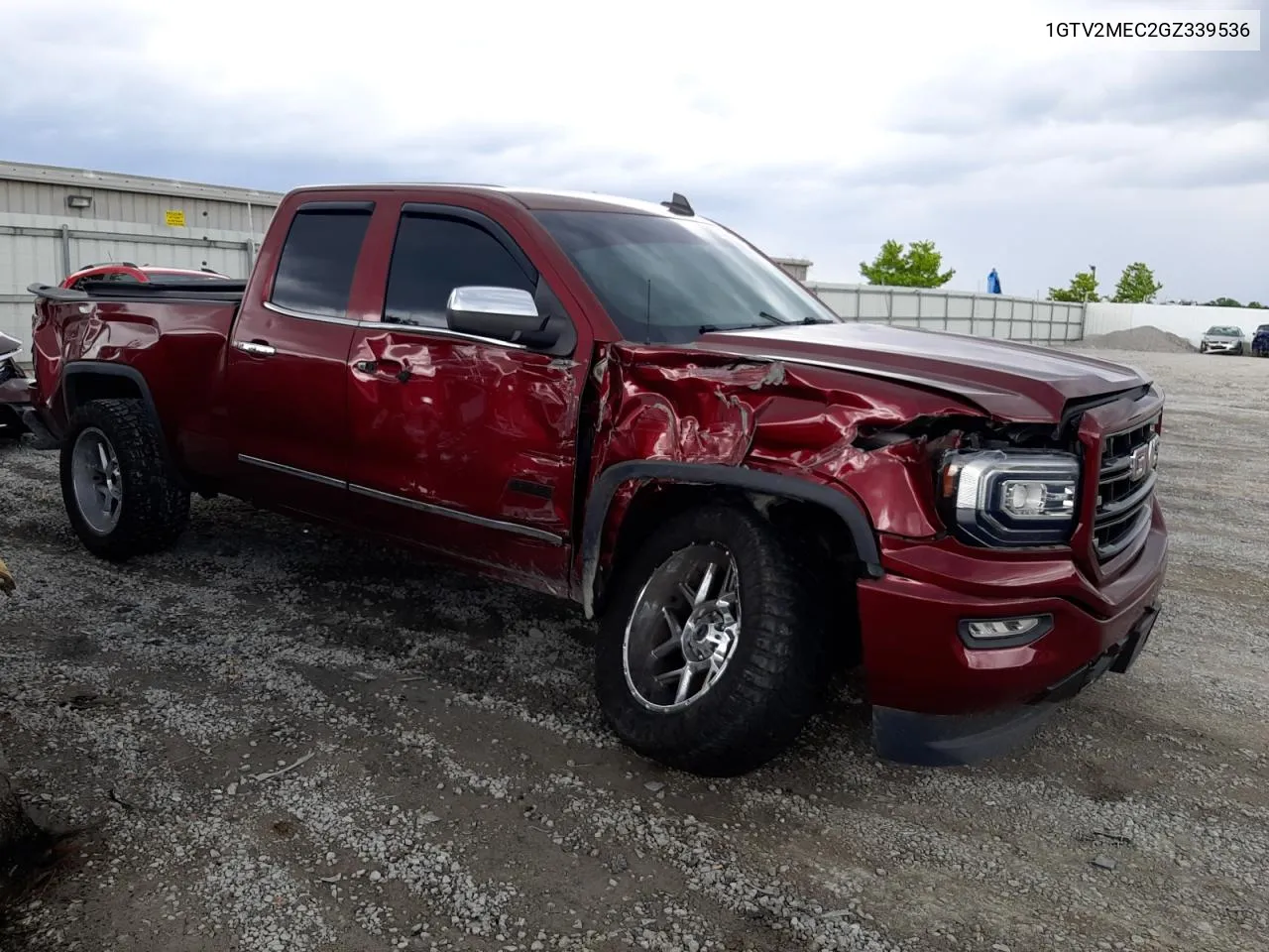 2016 GMC Sierra K1500 Sle VIN: 1GTV2MEC2GZ339536 Lot: 62797834