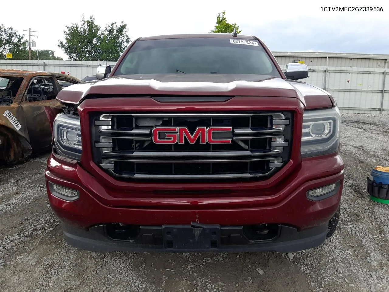 2016 GMC Sierra K1500 Sle VIN: 1GTV2MEC2GZ339536 Lot: 62797834