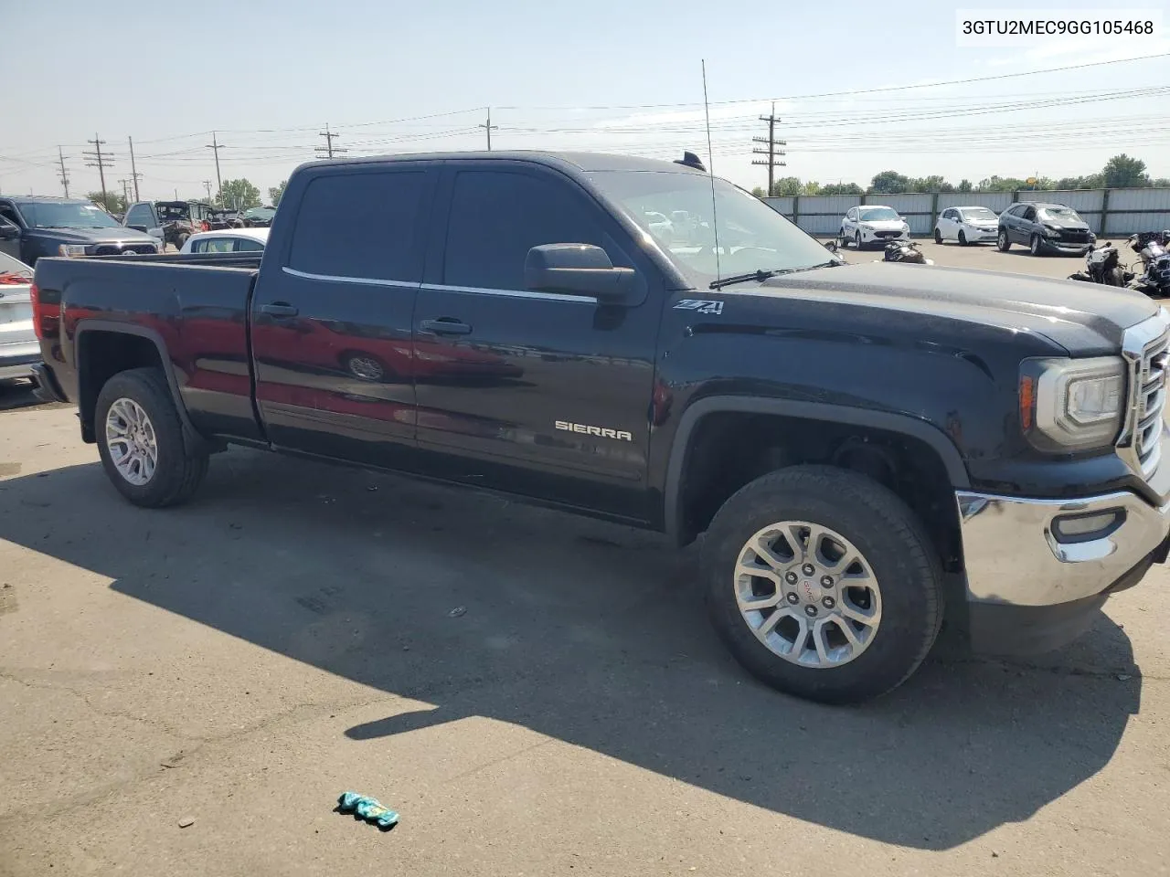 3GTU2MEC9GG105468 2016 GMC Sierra K1500 Sle