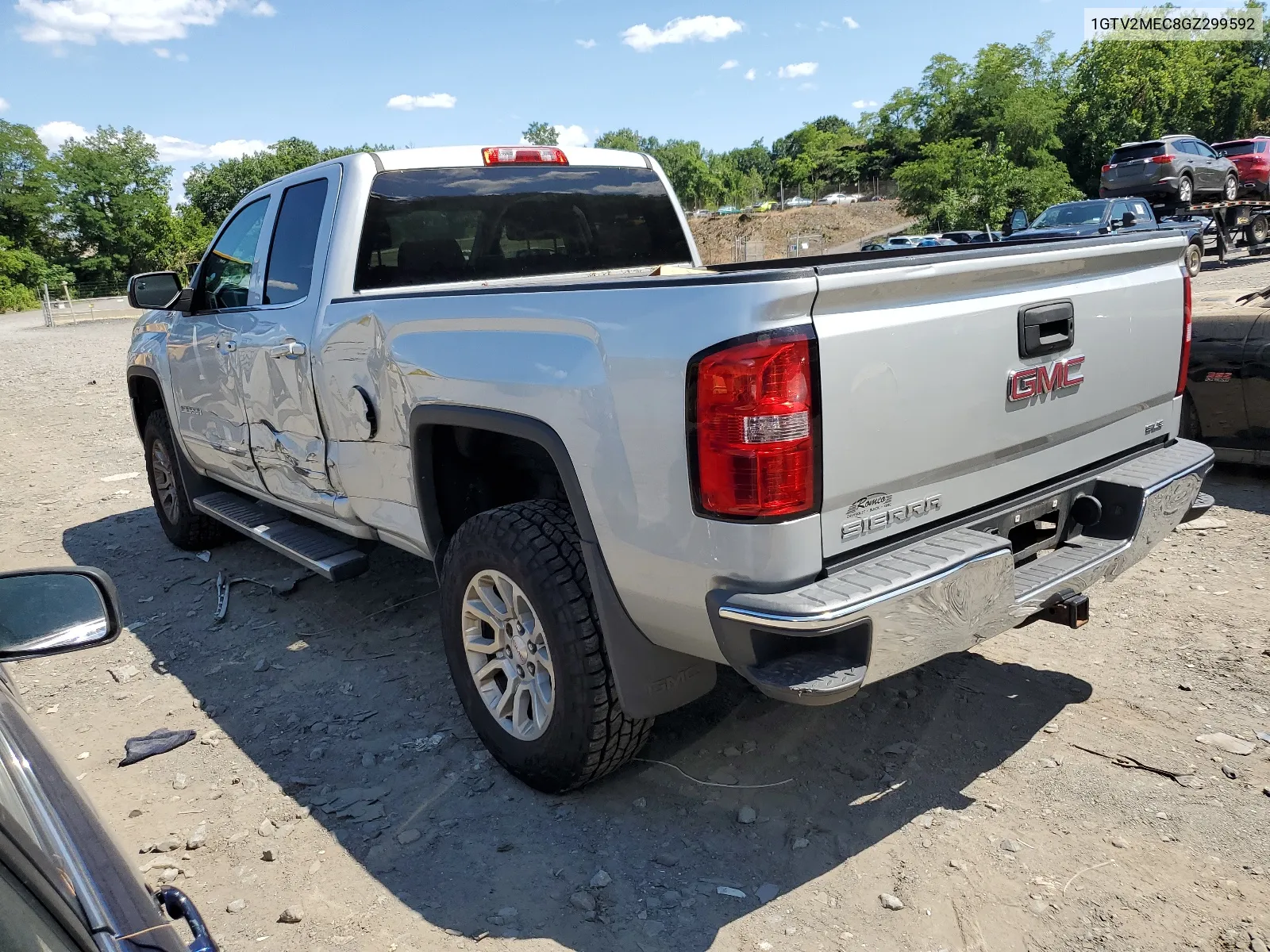 2016 GMC Sierra K1500 Sle VIN: 1GTV2MEC8GZ299592 Lot: 63801324