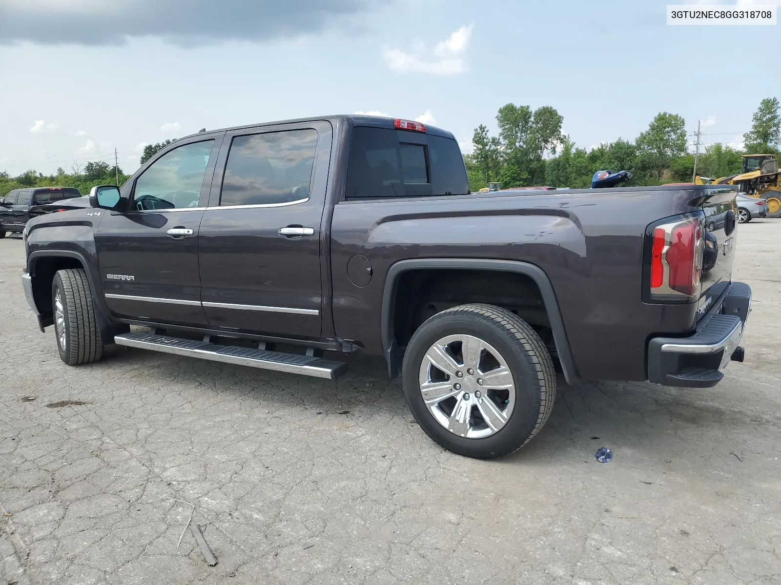 2016 GMC Sierra K1500 Slt VIN: 3GTU2NEC8GG318708 Lot: 63813064