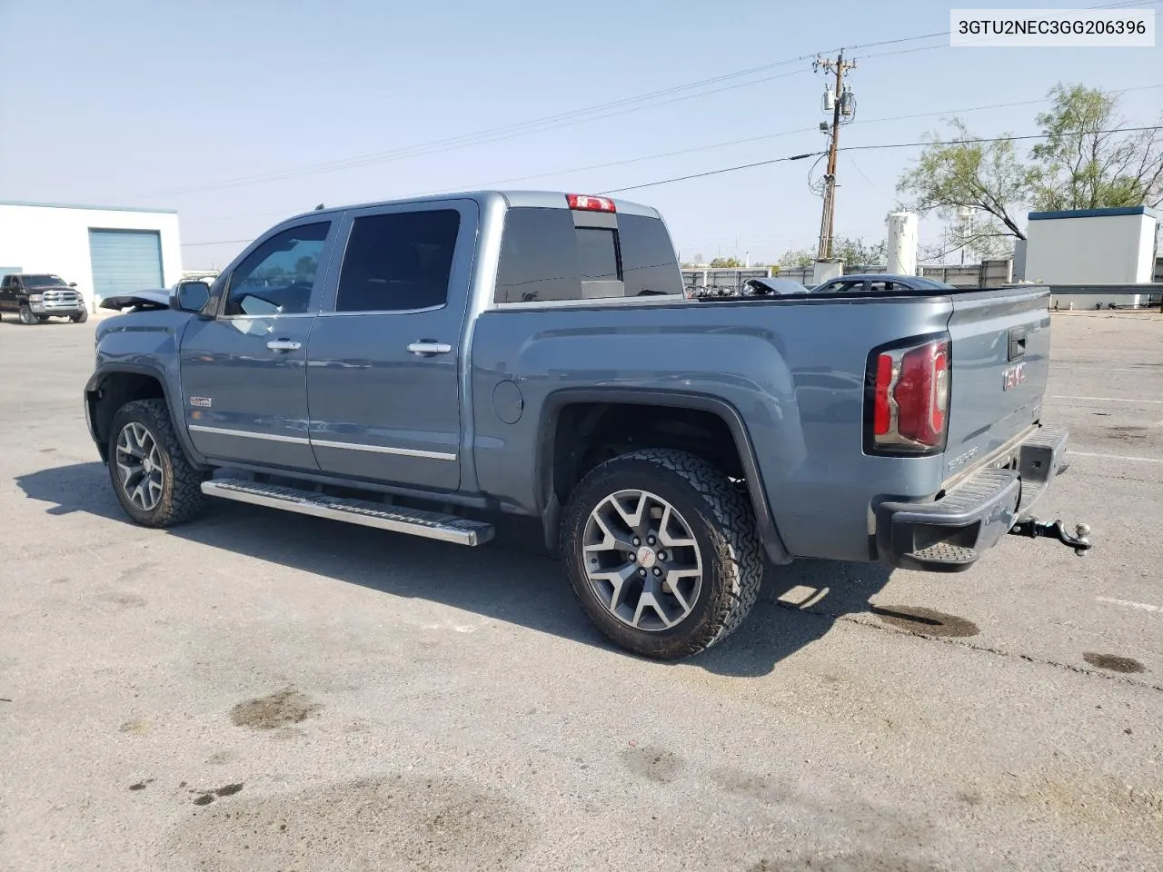 2016 GMC Sierra K1500 Slt VIN: 3GTU2NEC3GG206396 Lot: 63908604