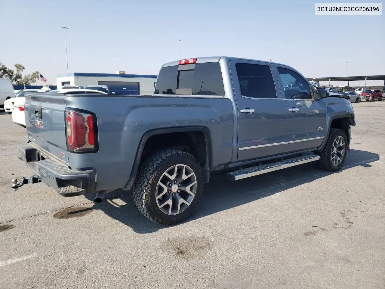 2016 GMC Sierra K1500 Slt VIN: 3GTU2NEC3GG206396 Lot: 63908604