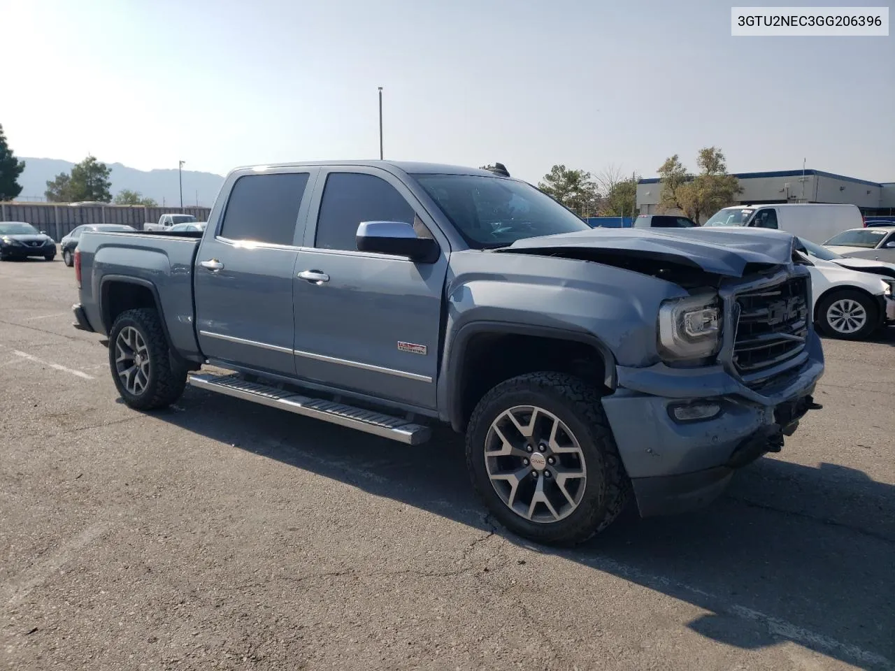 2016 GMC Sierra K1500 Slt VIN: 3GTU2NEC3GG206396 Lot: 63908604