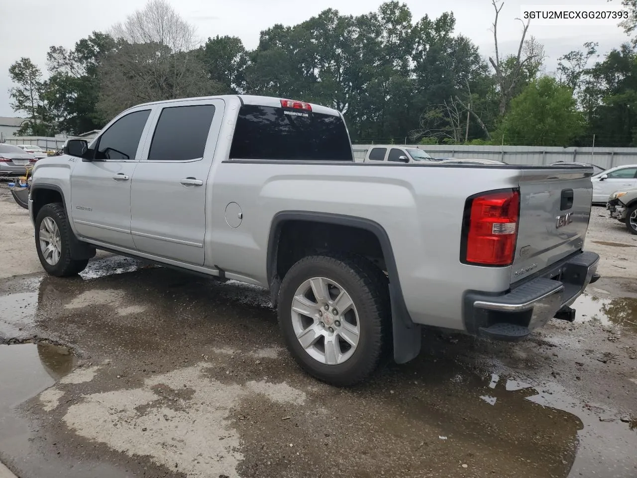 2016 GMC Sierra K1500 Sle VIN: 3GTU2MECXGG207393 Lot: 63971664