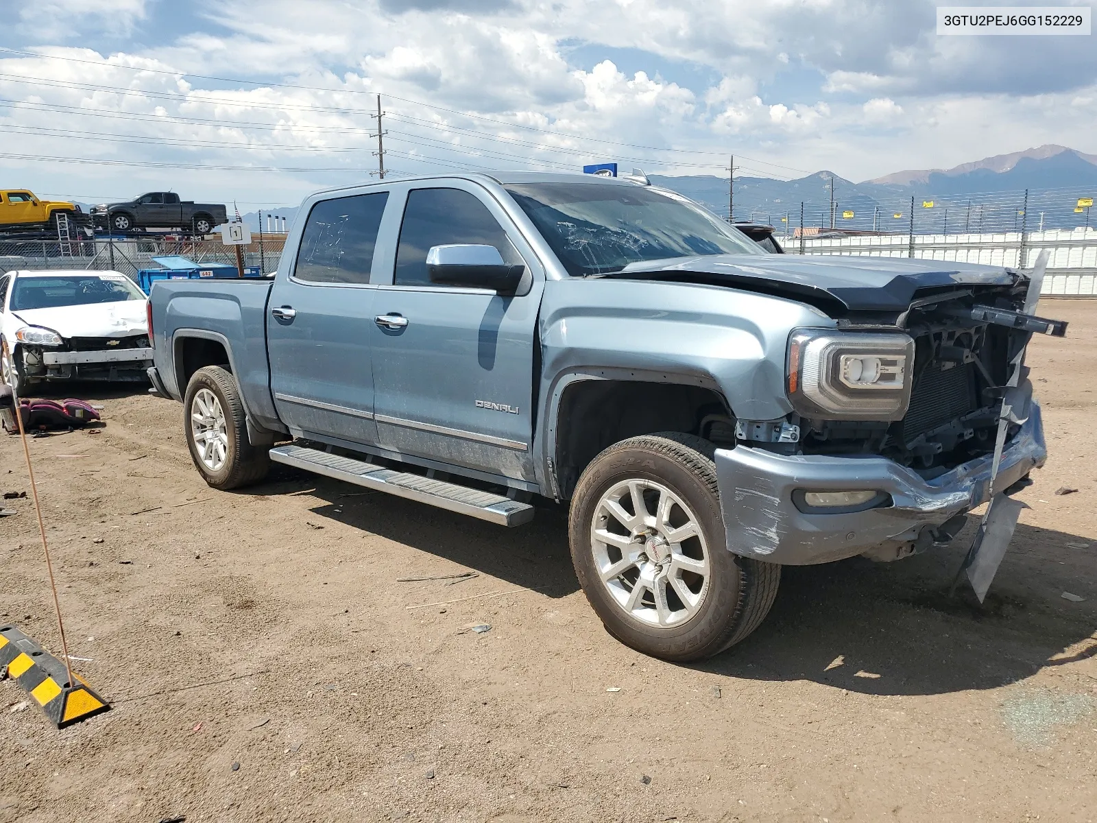 3GTU2PEJ6GG152229 2016 GMC Sierra K1500 Denali