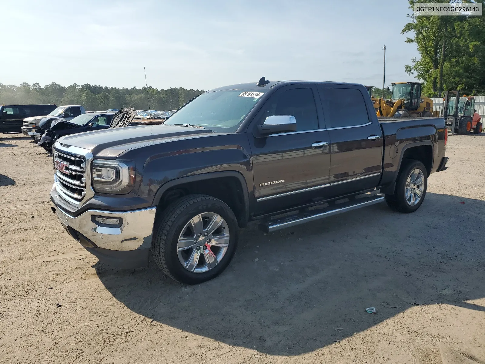 2016 GMC Sierra C1500 Slt VIN: 3GTP1NEC6GG296143 Lot: 65191264