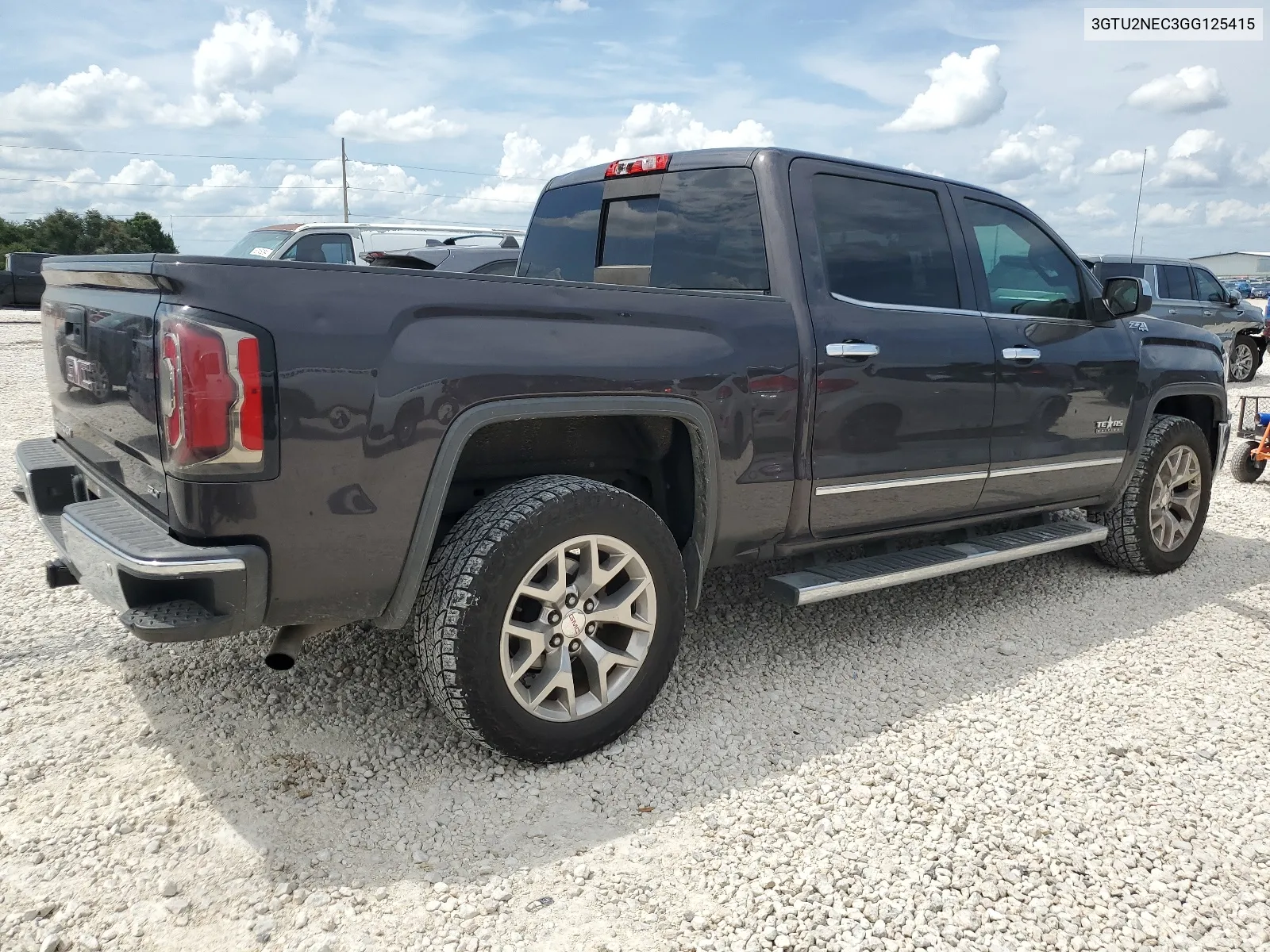 2016 GMC Sierra K1500 Slt VIN: 3GTU2NEC3GG125415 Lot: 65662284