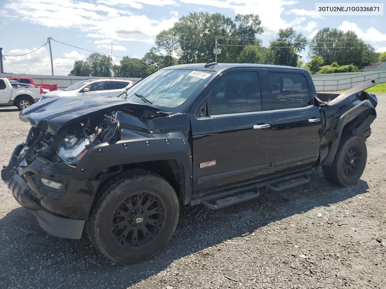 2016 GMC Sierra K1500 Slt VIN: 3GTU2NEJ1GG336871 Lot: 66595154