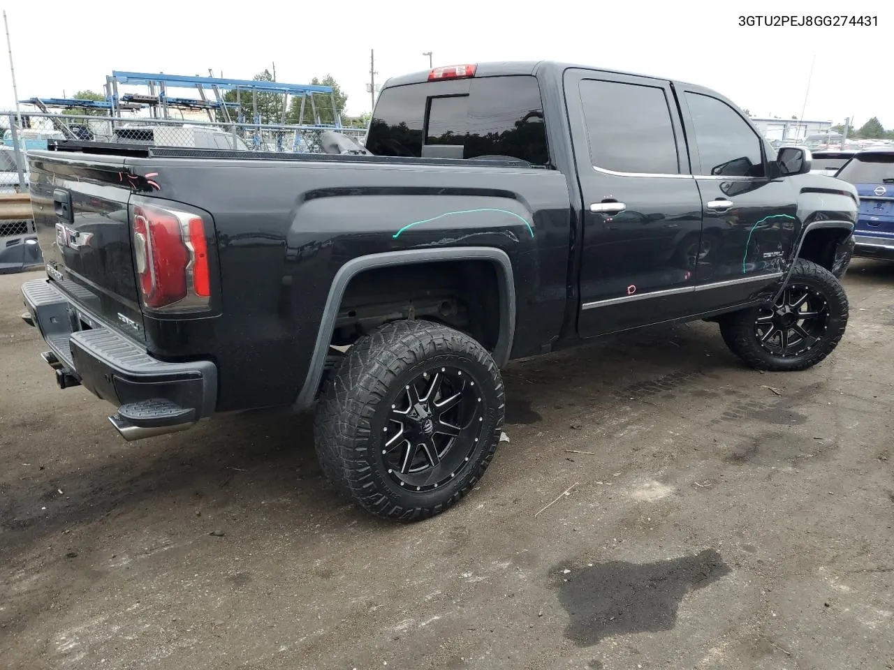 2016 GMC Sierra K1500 Denali VIN: 3GTU2PEJ8GG274431 Lot: 66691074