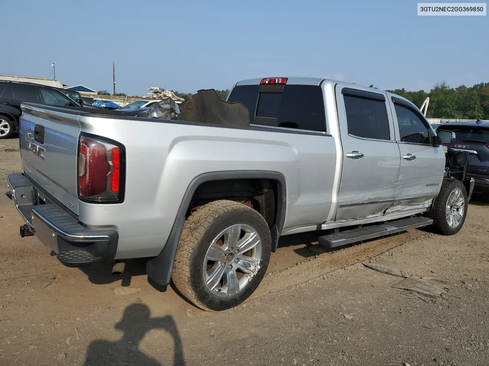 2016 GMC Sierra K1500 Slt VIN: 3GTU2NEC2GG369850 Lot: 66755274