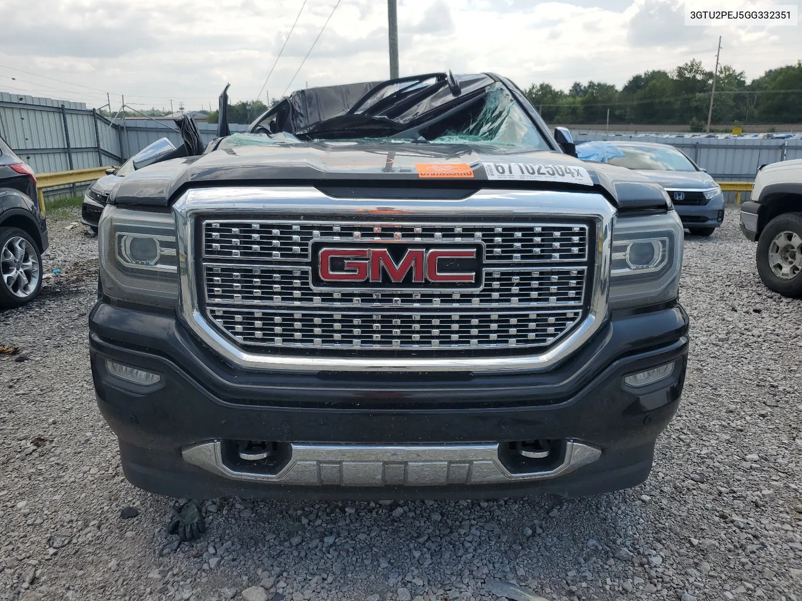 2016 GMC Sierra K1500 Denali VIN: 3GTU2PEJ5GG332351 Lot: 67102504