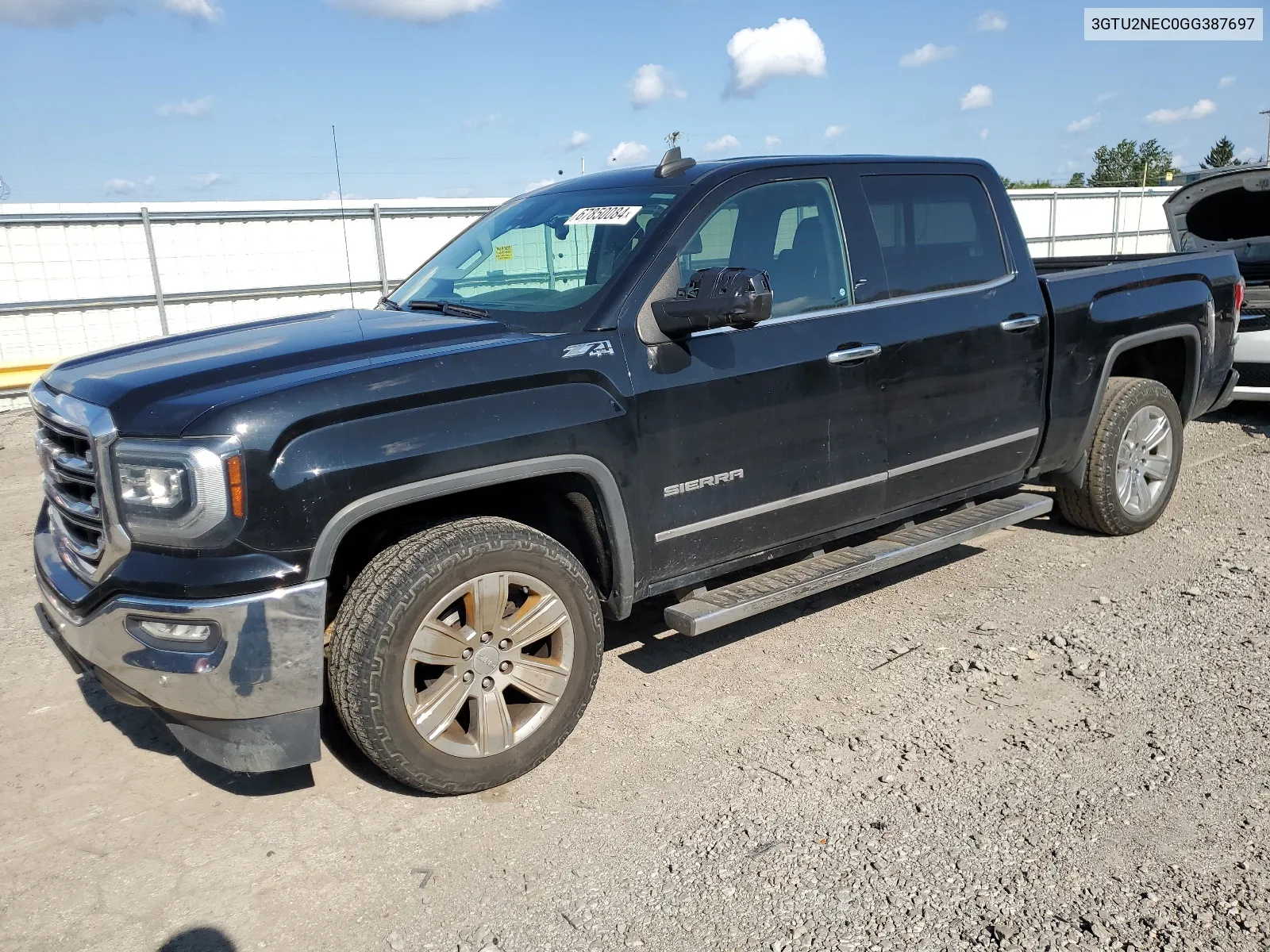 2016 GMC Sierra K1500 Slt VIN: 3GTU2NEC0GG387697 Lot: 67850084