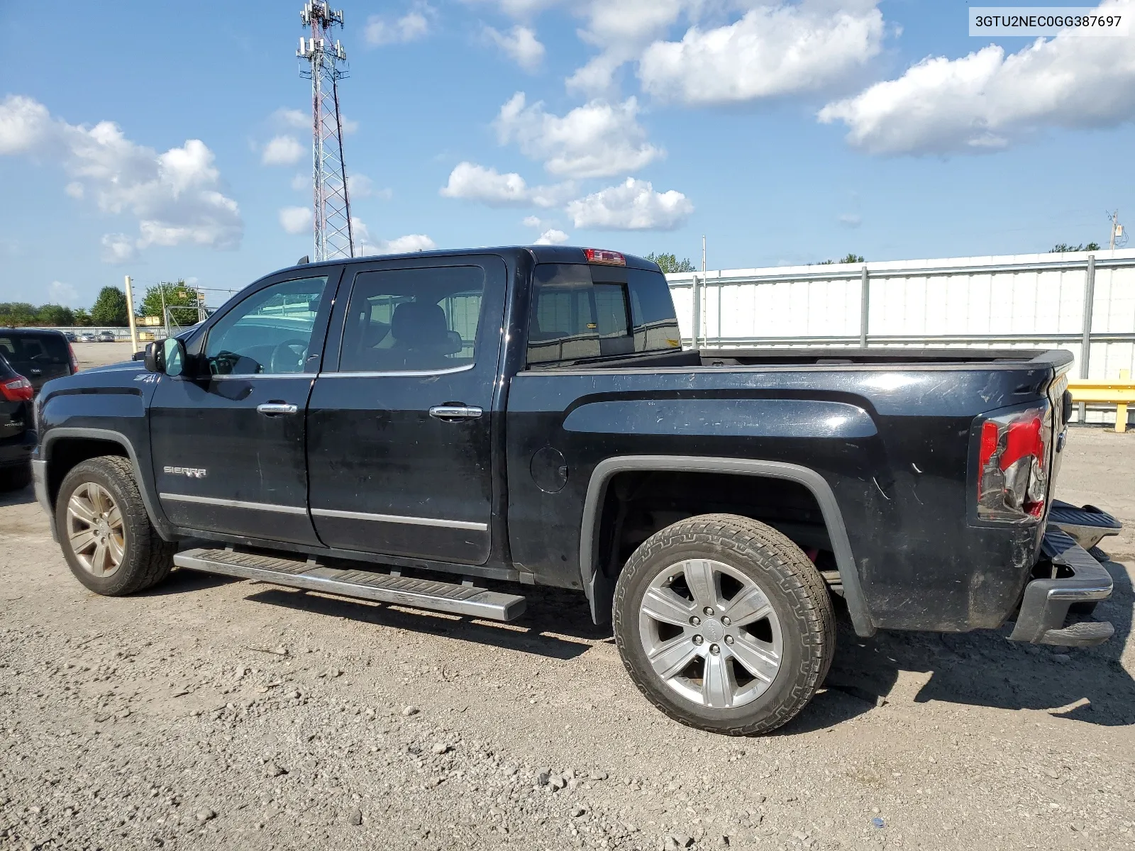 2016 GMC Sierra K1500 Slt VIN: 3GTU2NEC0GG387697 Lot: 67850084