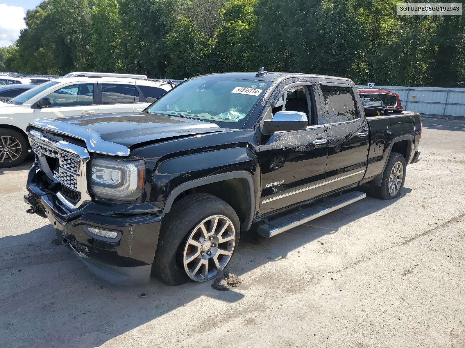 2016 GMC Sierra K1500 Denali VIN: 3GTU2PEC6GG192943 Lot: 67856774