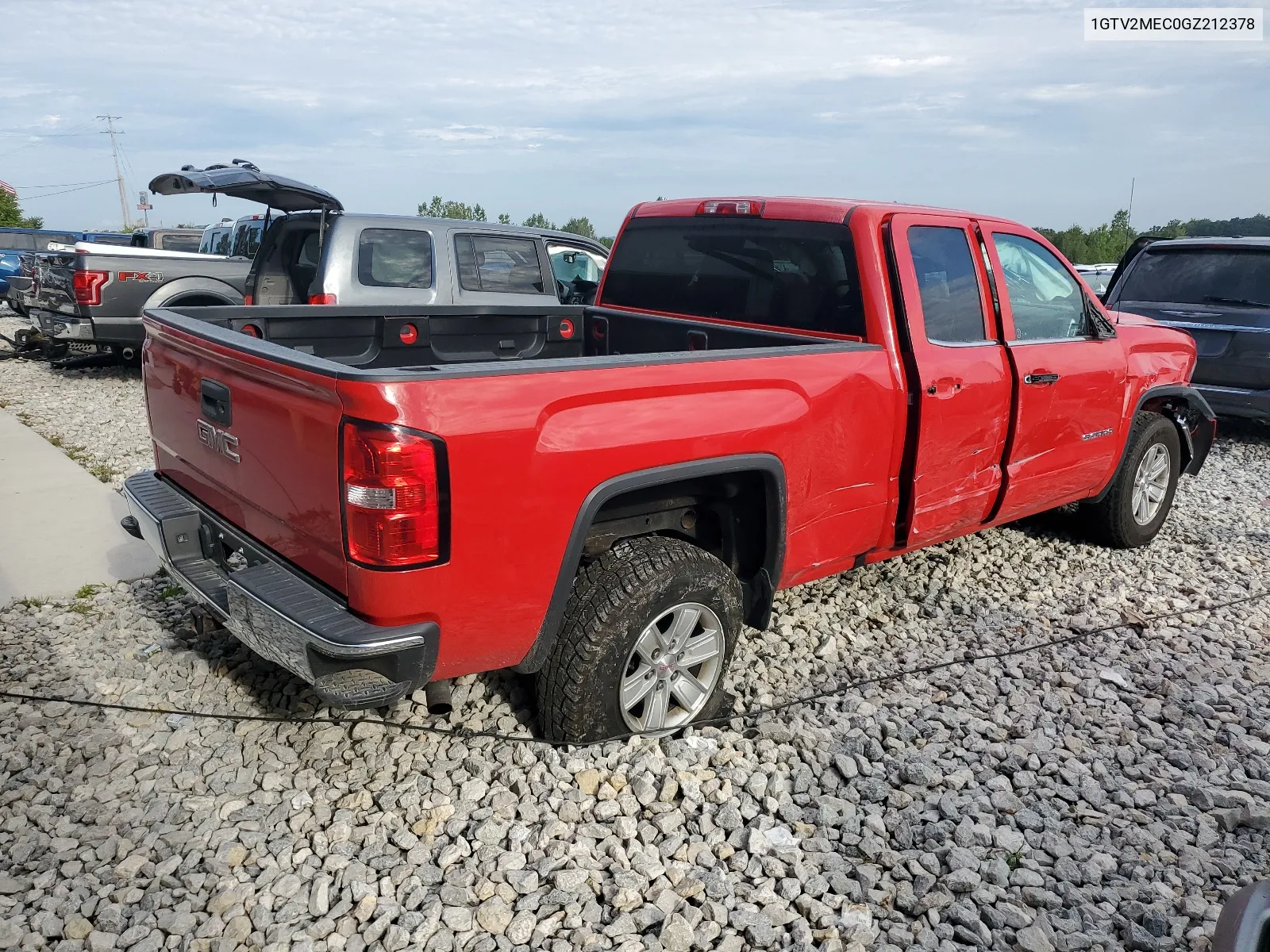 2016 GMC Sierra K1500 Sle VIN: 1GTV2MEC0GZ212378 Lot: 68035824