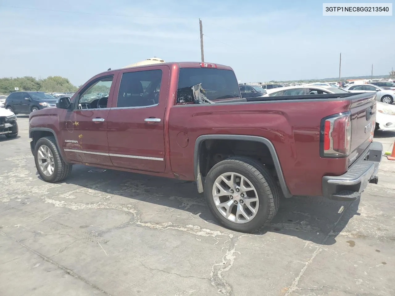 2016 GMC Sierra C1500 Slt VIN: 3GTP1NEC8GG213540 Lot: 68232534