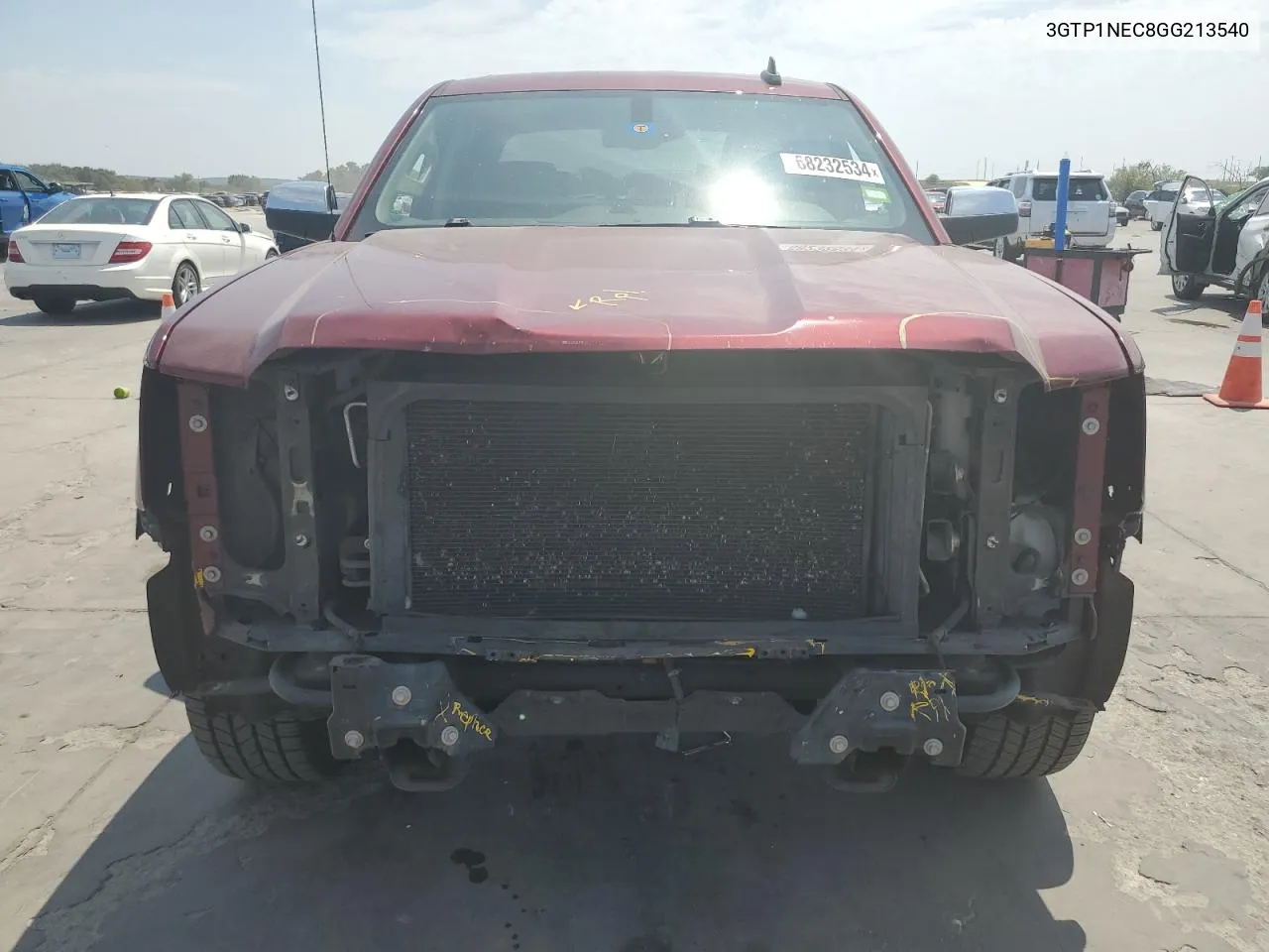 3GTP1NEC8GG213540 2016 GMC Sierra C1500 Slt