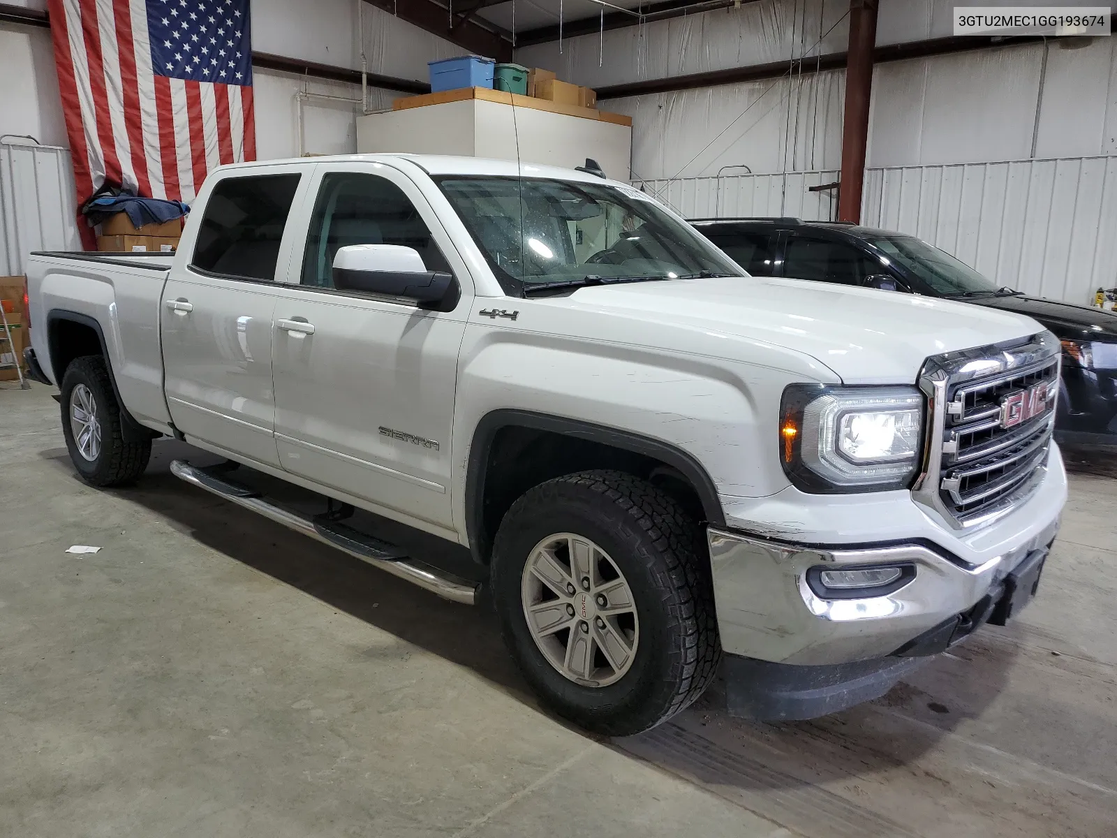 2016 GMC Sierra K1500 Sle VIN: 3GTU2MEC1GG193674 Lot: 68261664