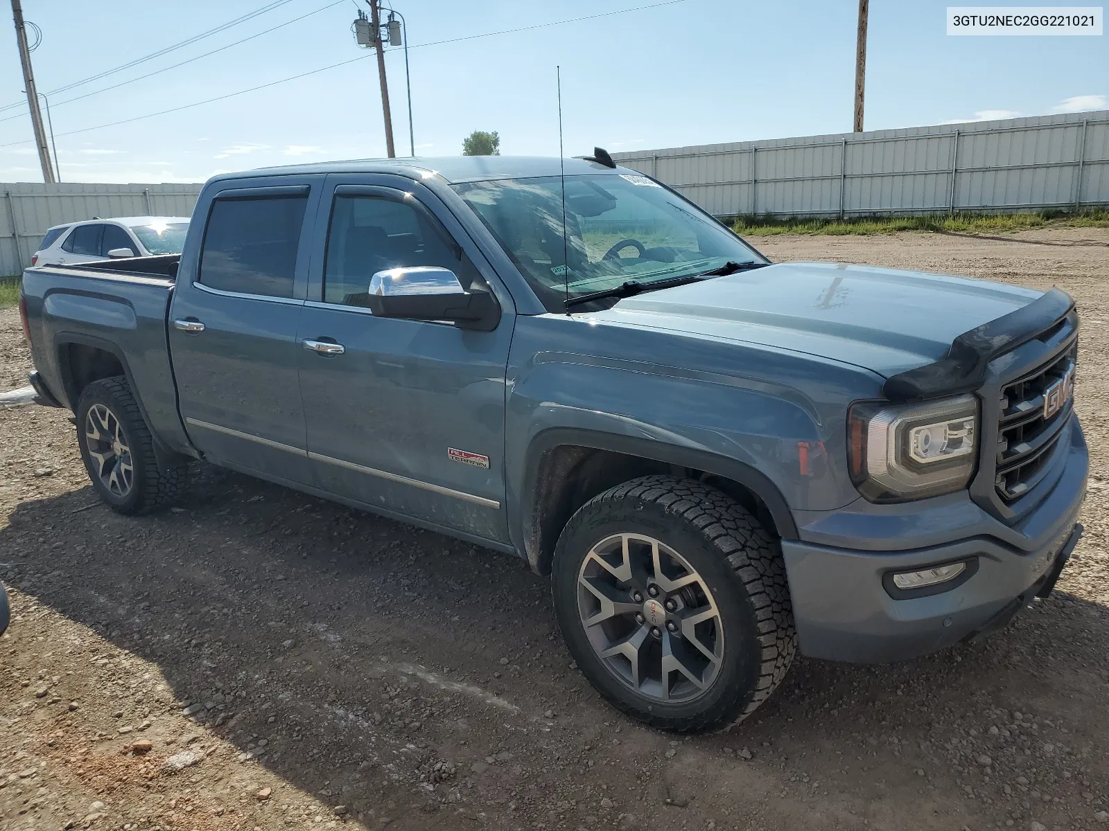 2016 GMC Sierra K1500 Slt VIN: 3GTU2NEC2GG221021 Lot: 68466054