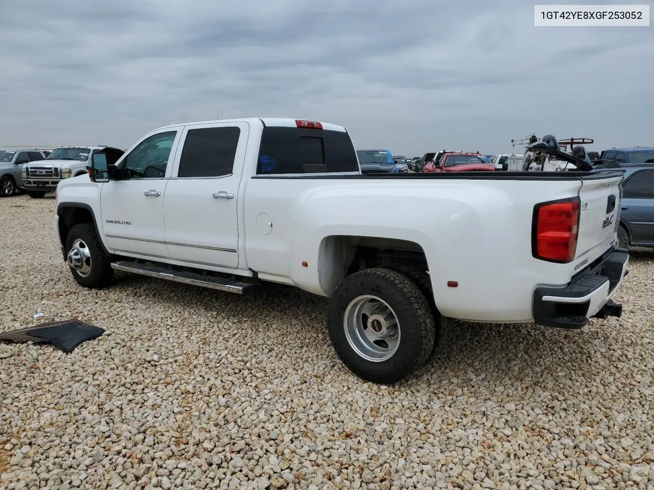 1GT42YE8XGF253052 2016 GMC Sierra K3500 Denali