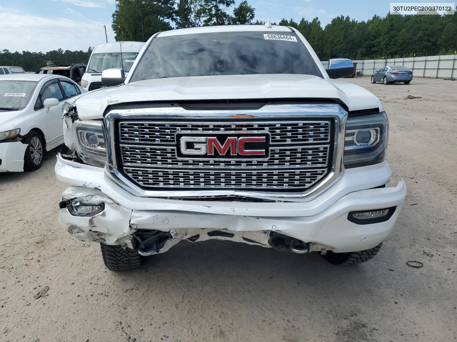 2016 GMC Sierra K1500 Denali VIN: 3GTU2PEC2GG370122 Lot: 68636464