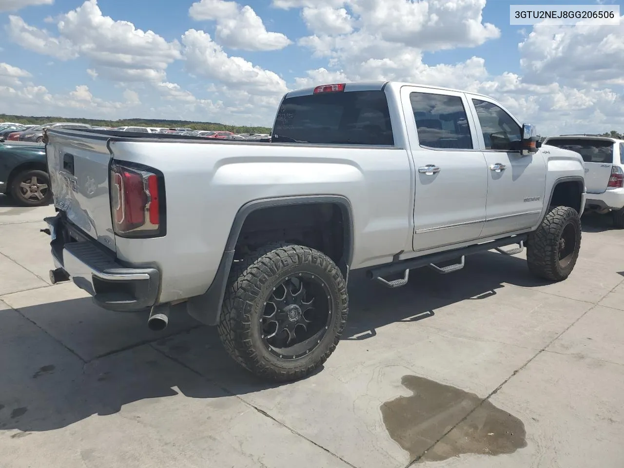 2016 GMC Sierra K1500 Slt VIN: 3GTU2NEJ8GG206506 Lot: 68977034