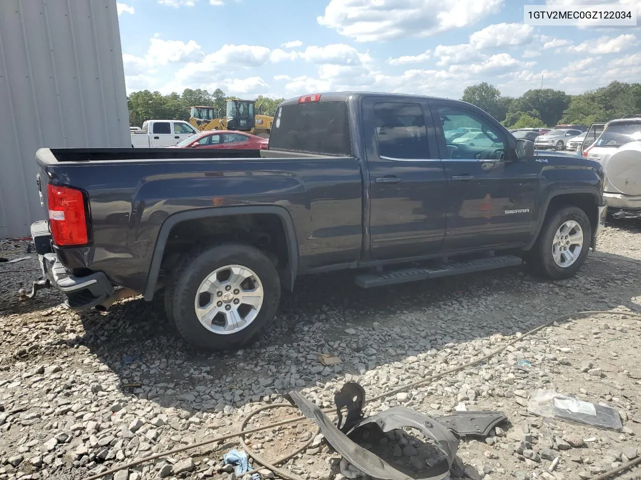 2016 GMC Sierra K1500 Sle VIN: 1GTV2MEC0GZ122034 Lot: 68991494