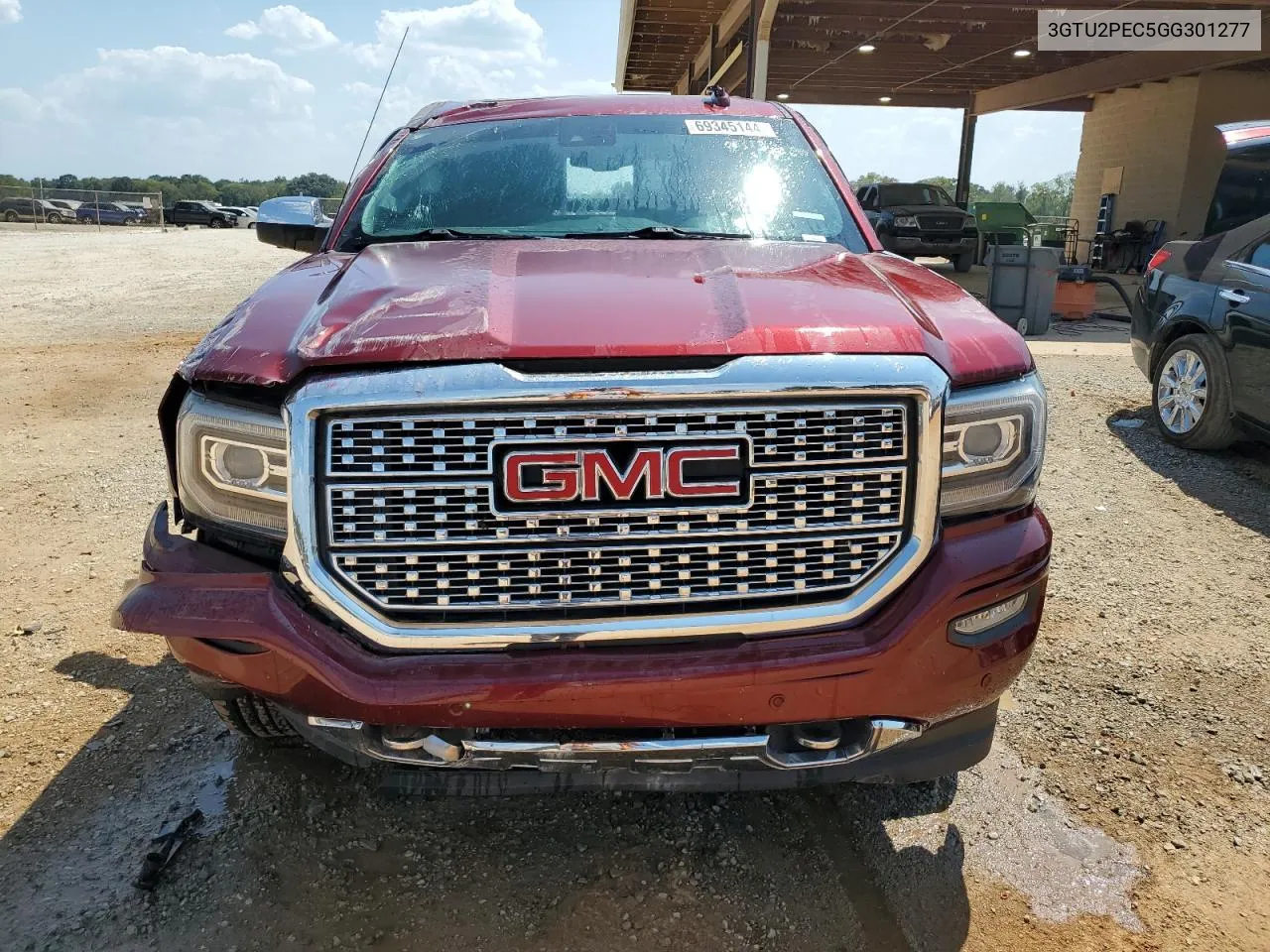 2016 GMC Sierra K1500 Denali VIN: 3GTU2PEC5GG301277 Lot: 69345144