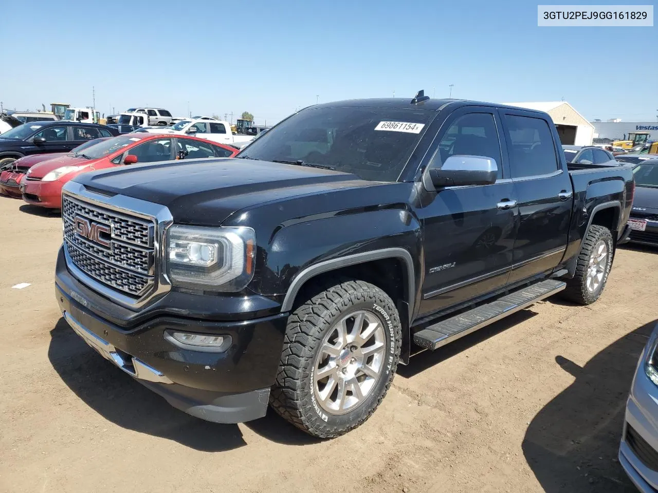 2016 GMC Sierra K1500 Denali VIN: 3GTU2PEJ9GG161829 Lot: 69861154