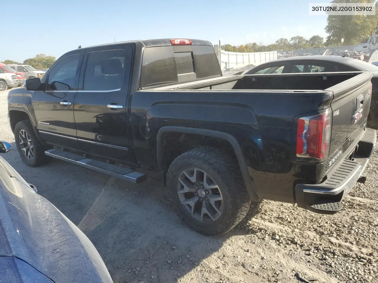 2016 GMC Sierra K1500 Slt VIN: 3GTU2NEJ2GG153902 Lot: 69978694