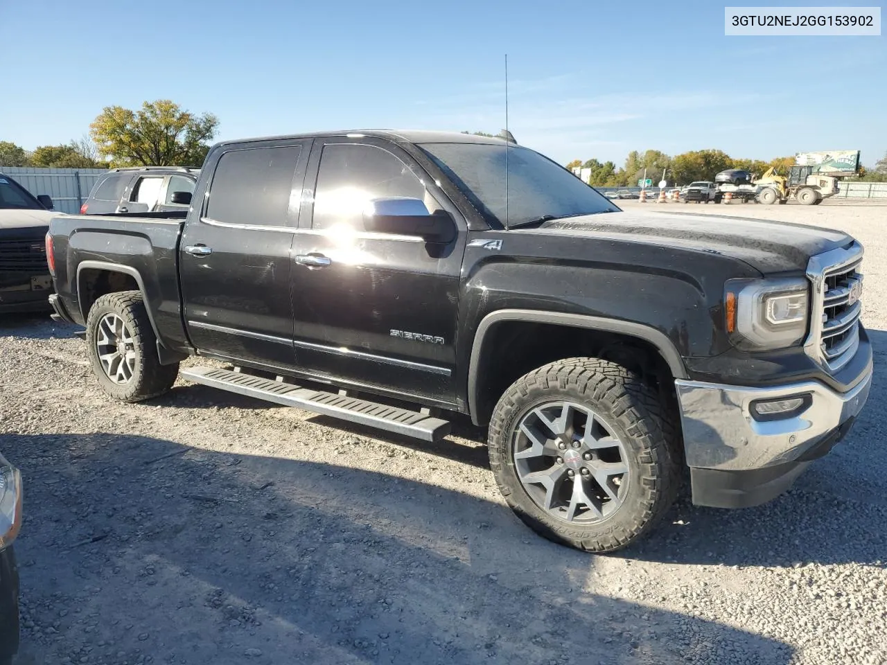 2016 GMC Sierra K1500 Slt VIN: 3GTU2NEJ2GG153902 Lot: 69978694