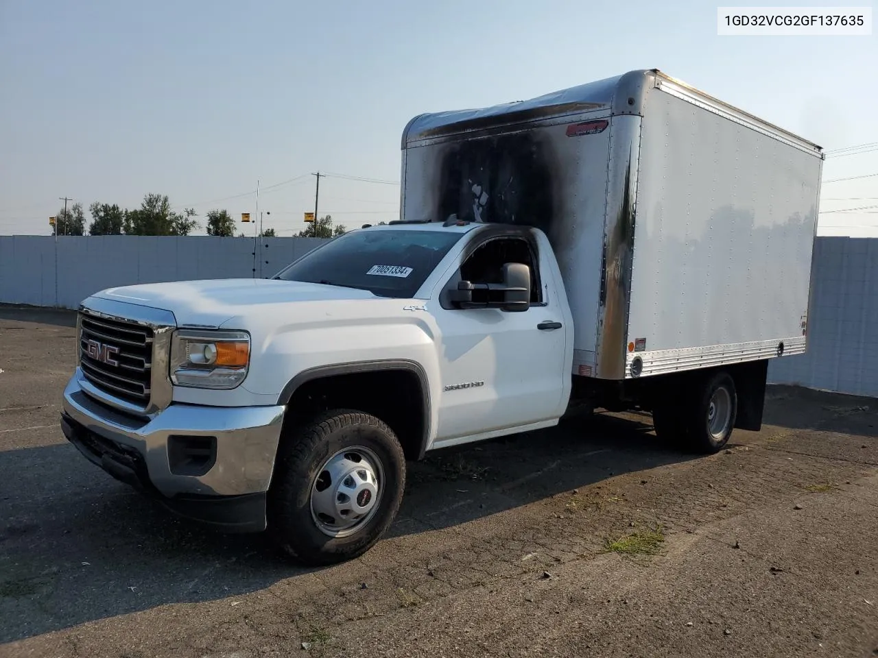 2016 GMC Sierra K3500 VIN: 1GD32VCG2GF137635 Lot: 70051334