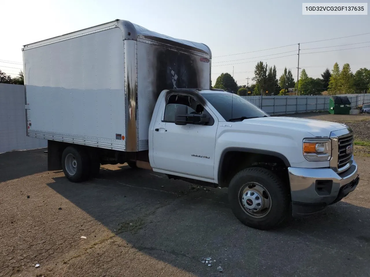 2016 GMC Sierra K3500 VIN: 1GD32VCG2GF137635 Lot: 70051334