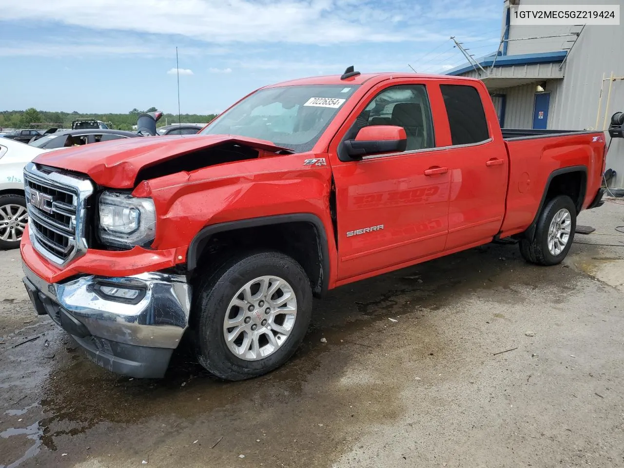 2016 GMC Sierra K1500 Sle VIN: 1GTV2MEC5GZ219424 Lot: 70226354