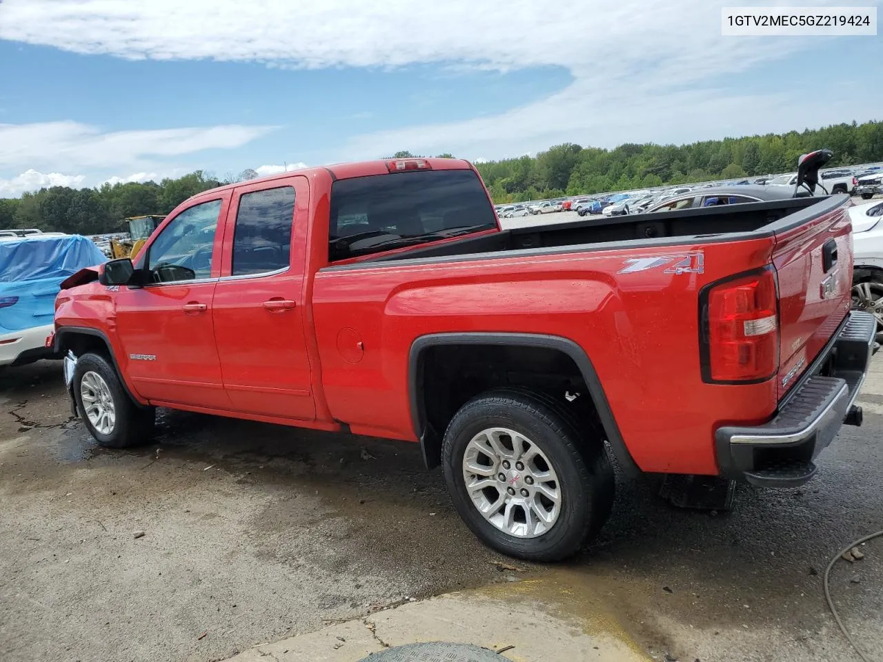 2016 GMC Sierra K1500 Sle VIN: 1GTV2MEC5GZ219424 Lot: 70226354