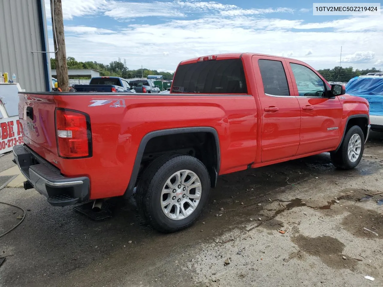 2016 GMC Sierra K1500 Sle VIN: 1GTV2MEC5GZ219424 Lot: 70226354