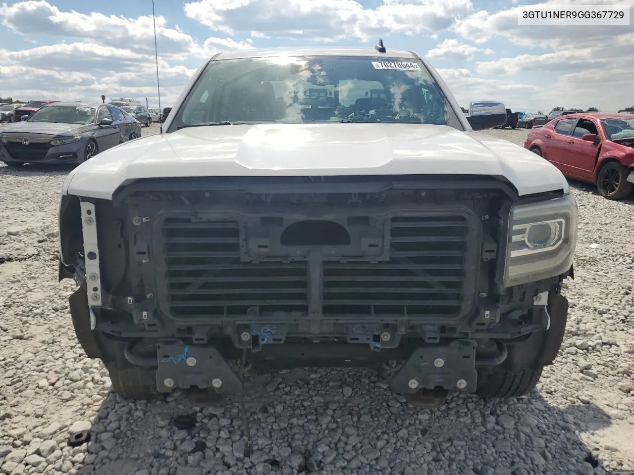 2016 GMC Sierra C1500 Slt VIN: 3GTU1NER9GG367729 Lot: 70278644