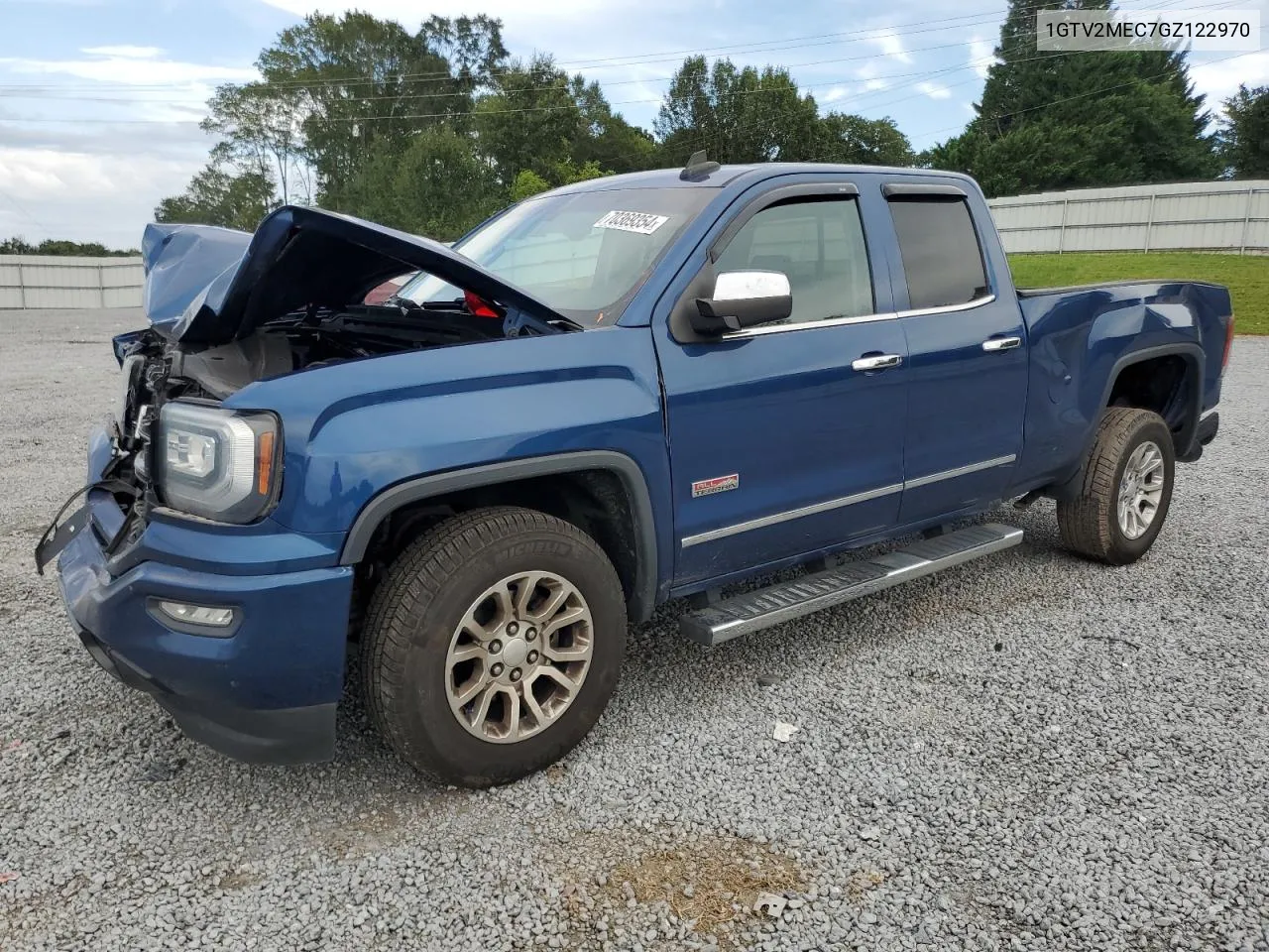 2016 GMC Sierra K1500 Sle VIN: 1GTV2MEC7GZ122970 Lot: 70369354