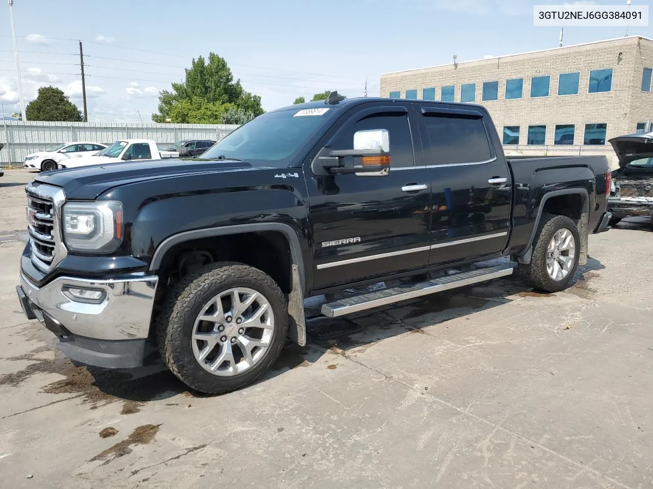 2016 GMC Sierra K1500 Slt VIN: 3GTU2NEJ6GG384091 Lot: 70389814