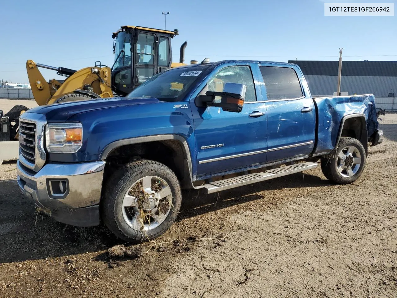 2016 GMC Sierra K2500 Slt VIN: 1GT12TE81GF266942 Lot: 70402184