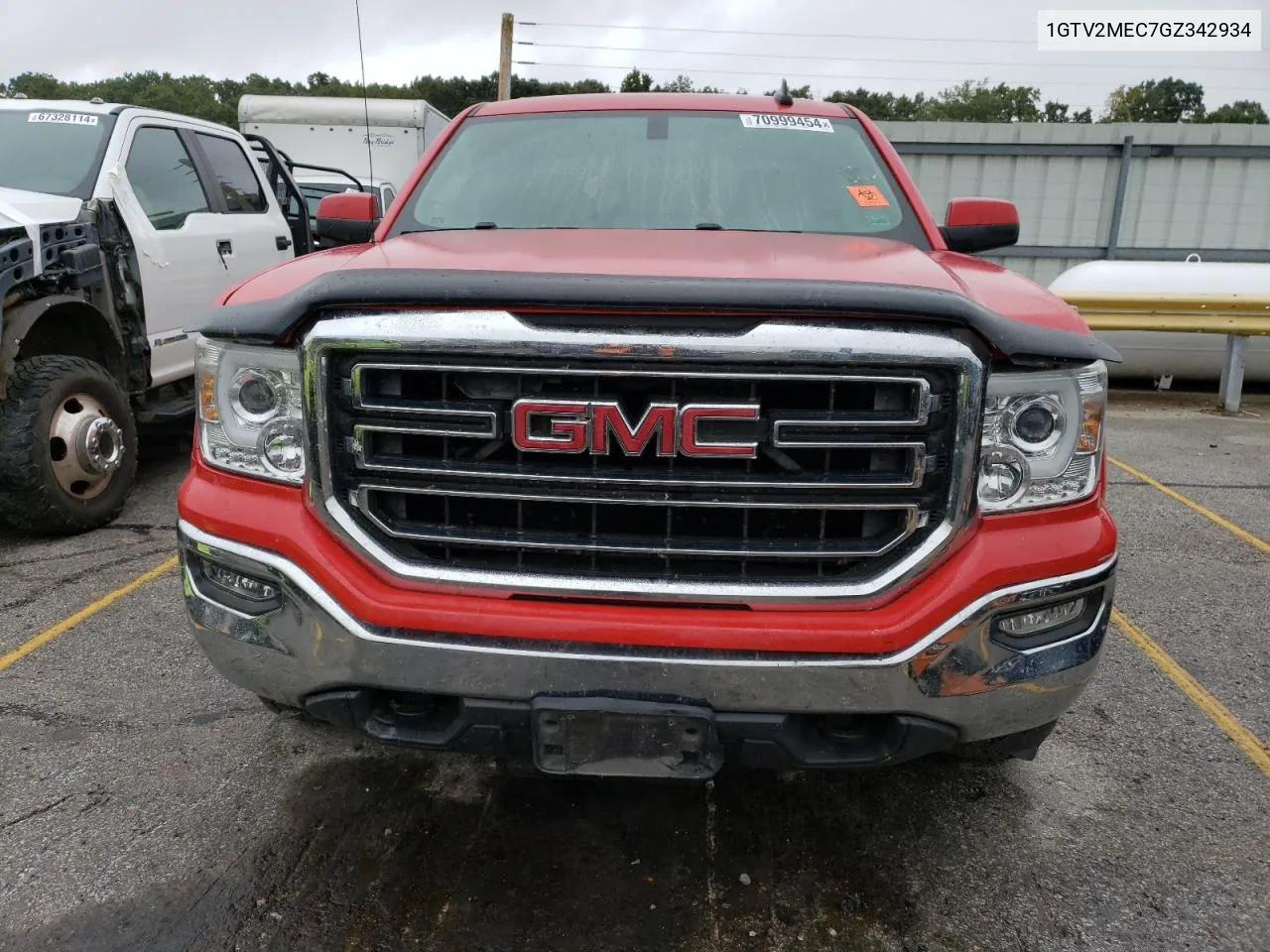 2016 GMC Sierra K1500 Sle VIN: 1GTV2MEC7GZ342934 Lot: 70999454