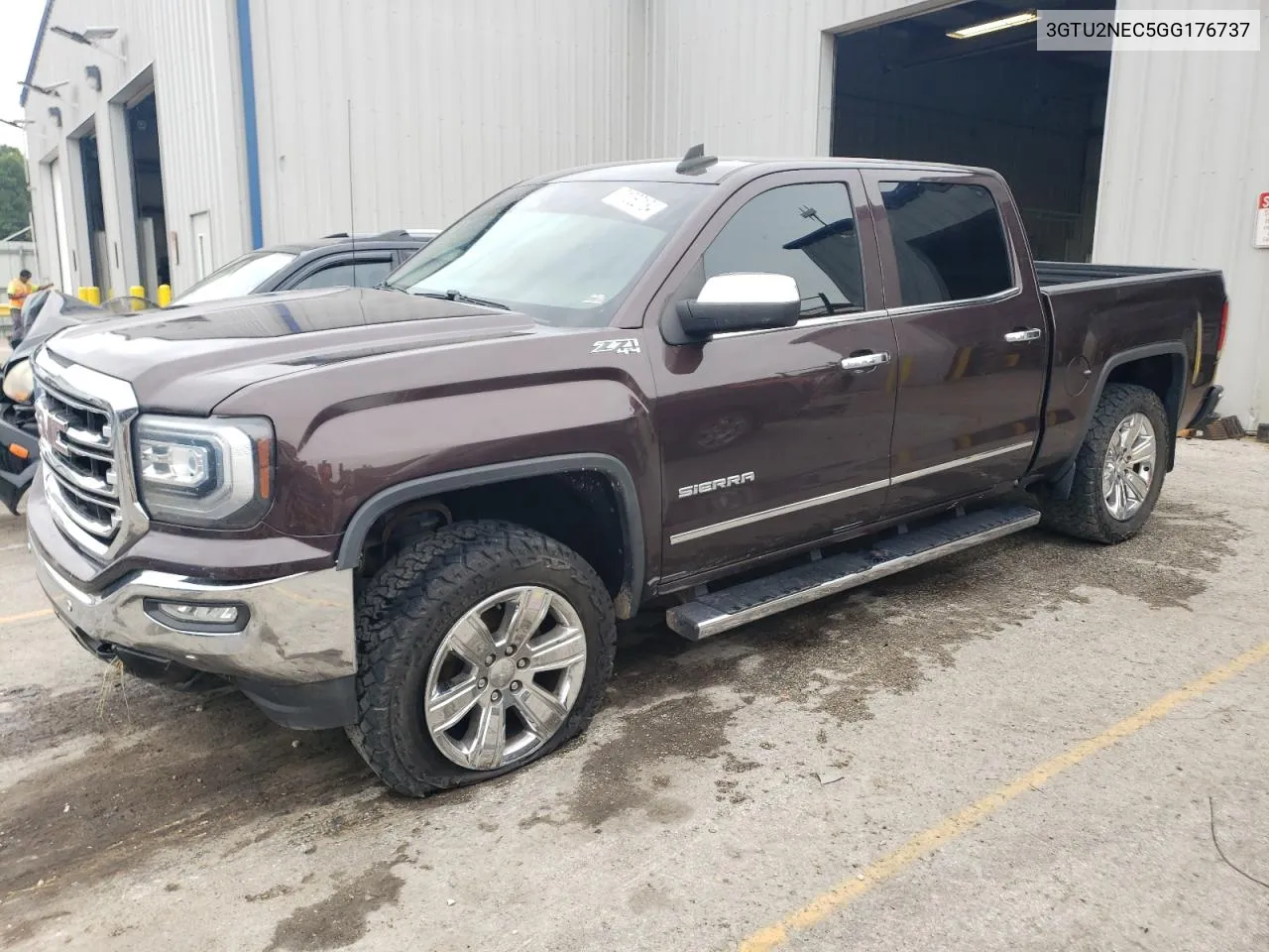 2016 GMC Sierra K1500 Slt VIN: 3GTU2NEC5GG176737 Lot: 71062184