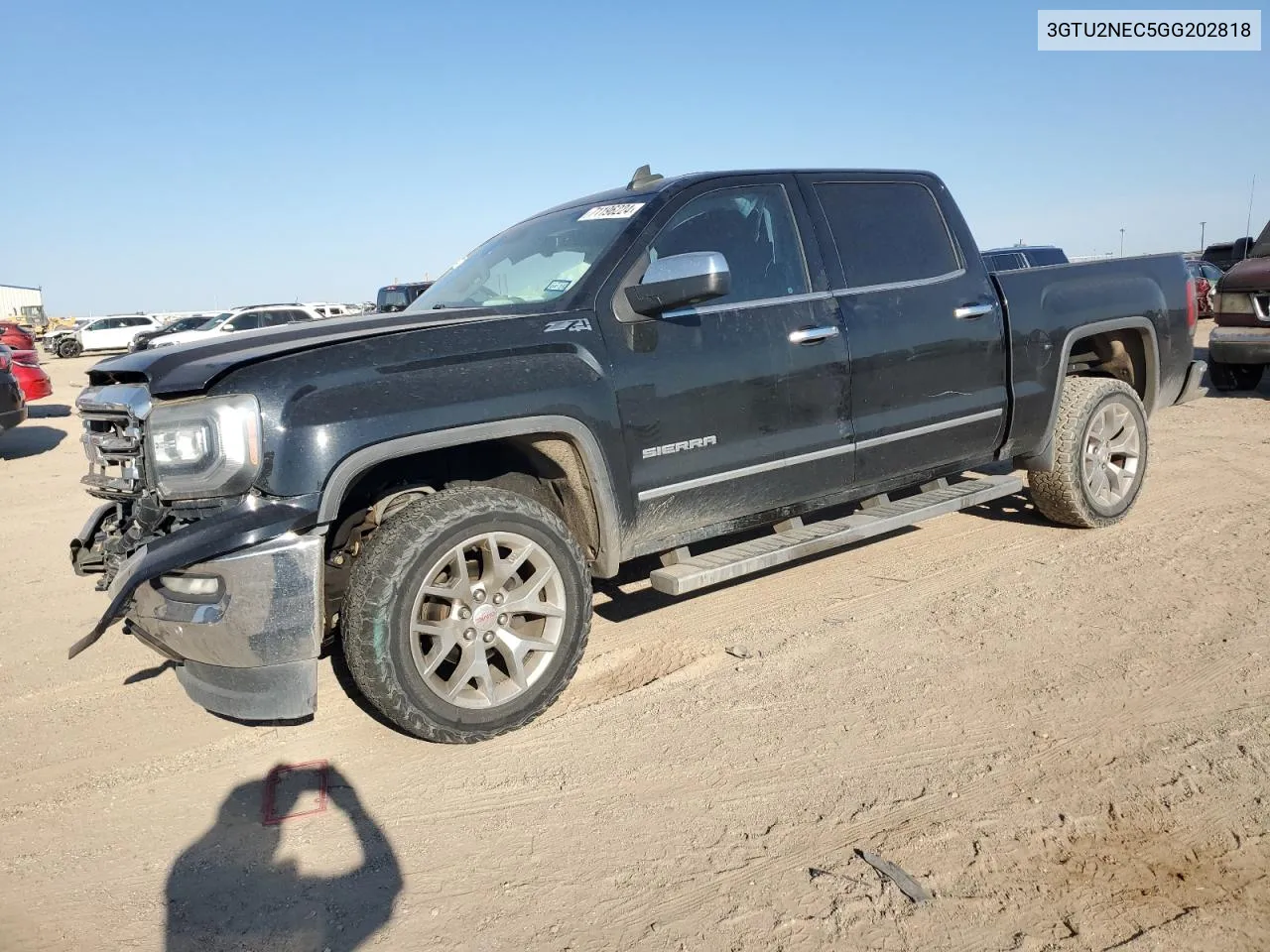 2016 GMC Sierra K1500 Slt VIN: 3GTU2NEC5GG202818 Lot: 71196224