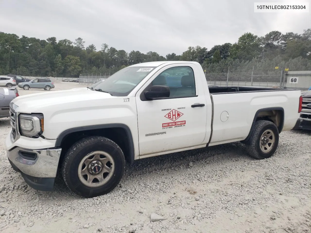 2016 GMC Sierra C1500 VIN: 1GTN1LEC8GZ153304 Lot: 71208404