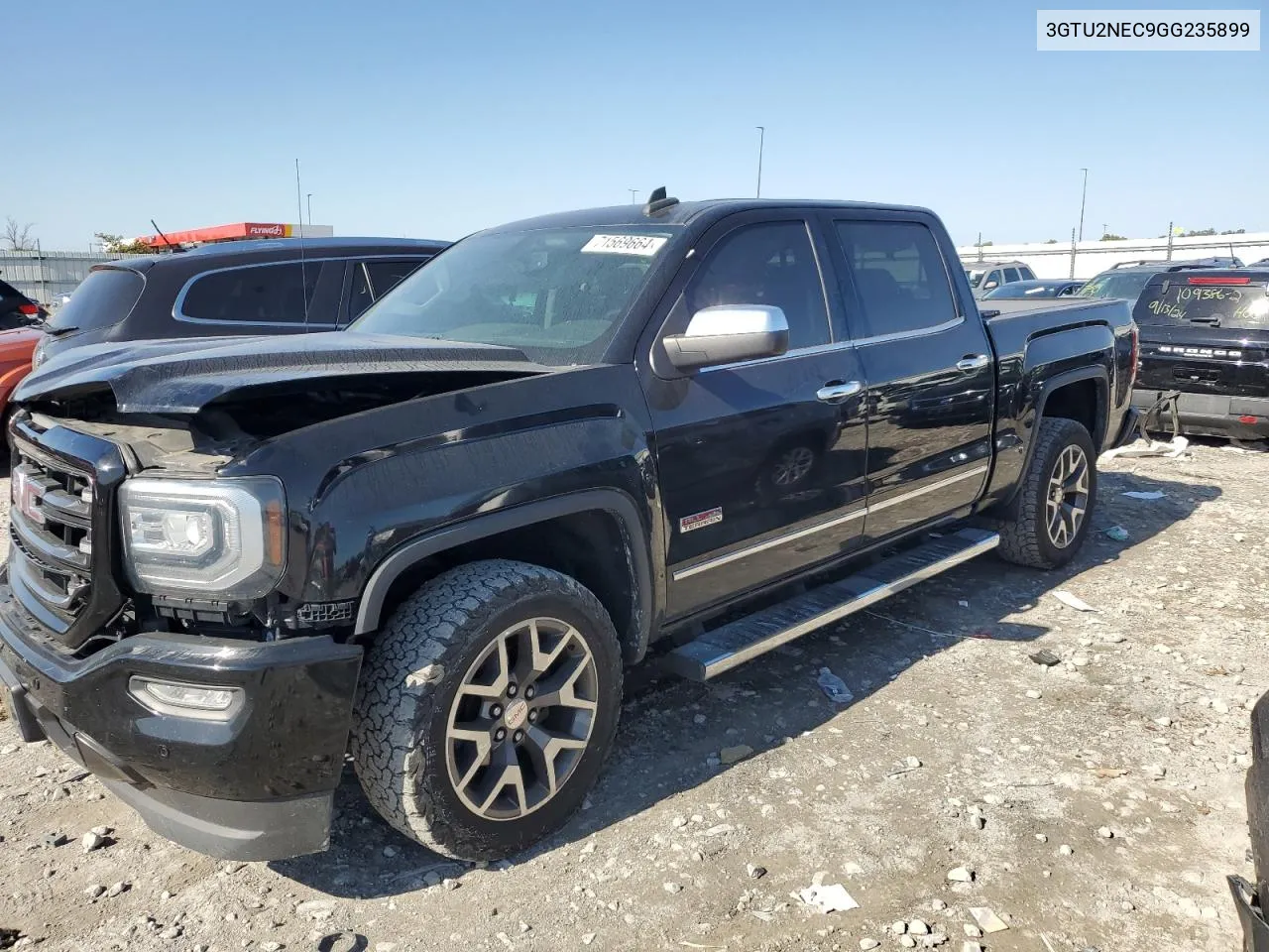 2016 GMC Sierra K1500 Slt VIN: 3GTU2NEC9GG235899 Lot: 71569664